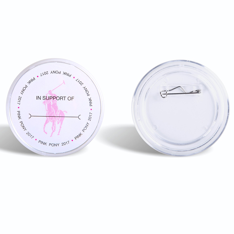 Продвижение круглый 58 мм магнитный оловянный значок с безопасной кнопкой Значки для одежды