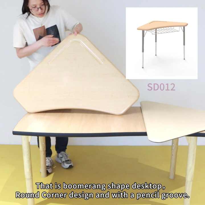 Modern Student Classroom Desk Height Adjustable Chair Primary School ...