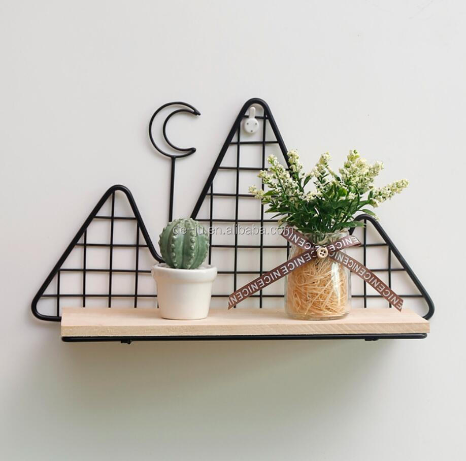 心形三个钩子电视墙上置物架