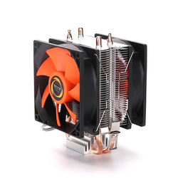 Zero degree 30 degree Q9 dual fan CPU heatsink 1156 1155 1366 2011 universal multi-platform