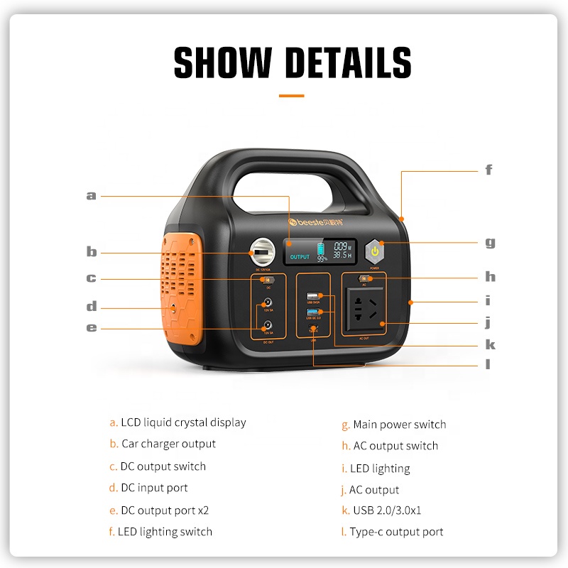 Beeste завод 110 В 220 В 86400 мАч 300 Вт запасная мощность чистая Синусоидальная волна портативная зарядная станция