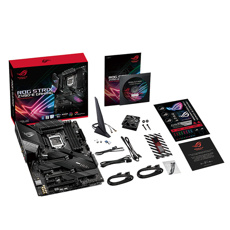 Used ASUS ROG STRIX Z490-E Gaming ATX Motherboard with 10th Gen