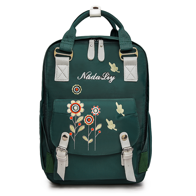 embroidered diaper bag backpack