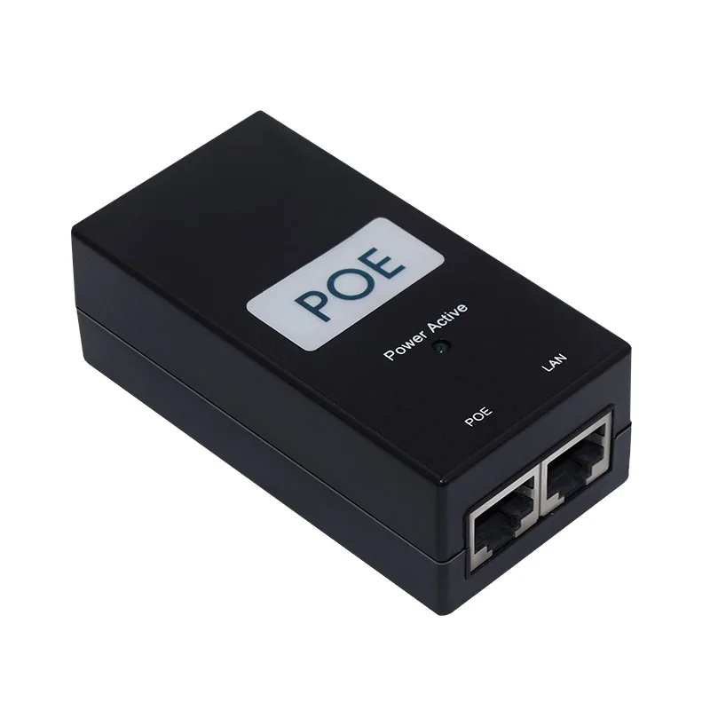OEM Network RJ45 Power Over Ethernet Gigabit POE Adapter Power Supply Over Ethernet POE Injector