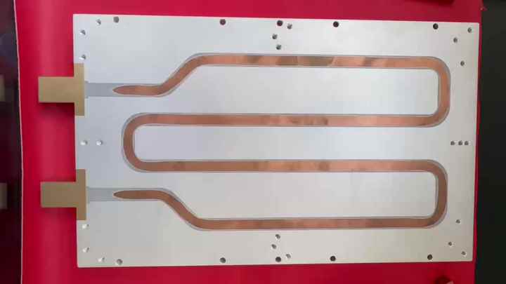 EV Battery Module Aluminum Cold Plate of Machinery Liquid Cooling Block ...