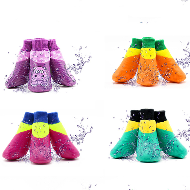 New Product Pet Apparel Accessories Cotton Socks Waterproof Dog Shoes Socks Soft Sustainable All Seasons
