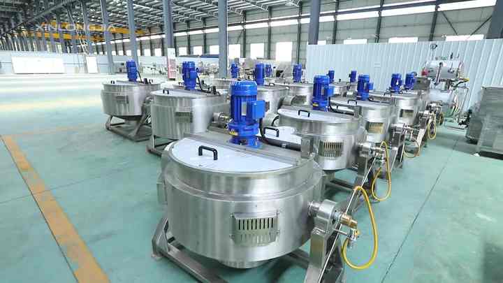 50L 100L 200L Electric Heating Wholesale Jacket Kettle Food Big Batch ...