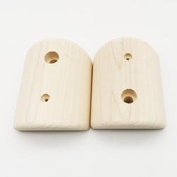 Indoor hanging hangboard wood grips finger rock climbing hangboard