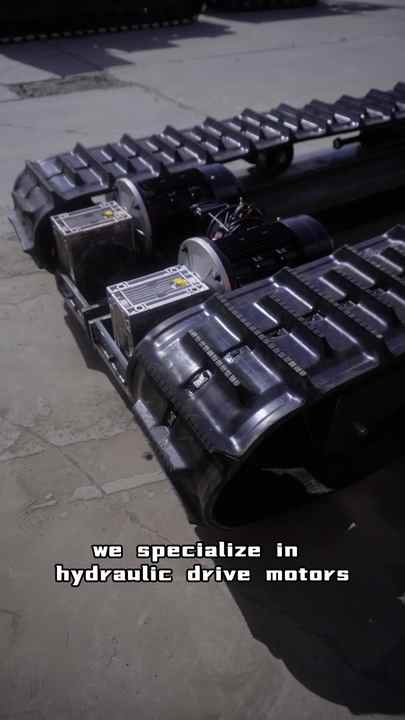 Custom Rubber Track Chassis with Engine and Remote Control