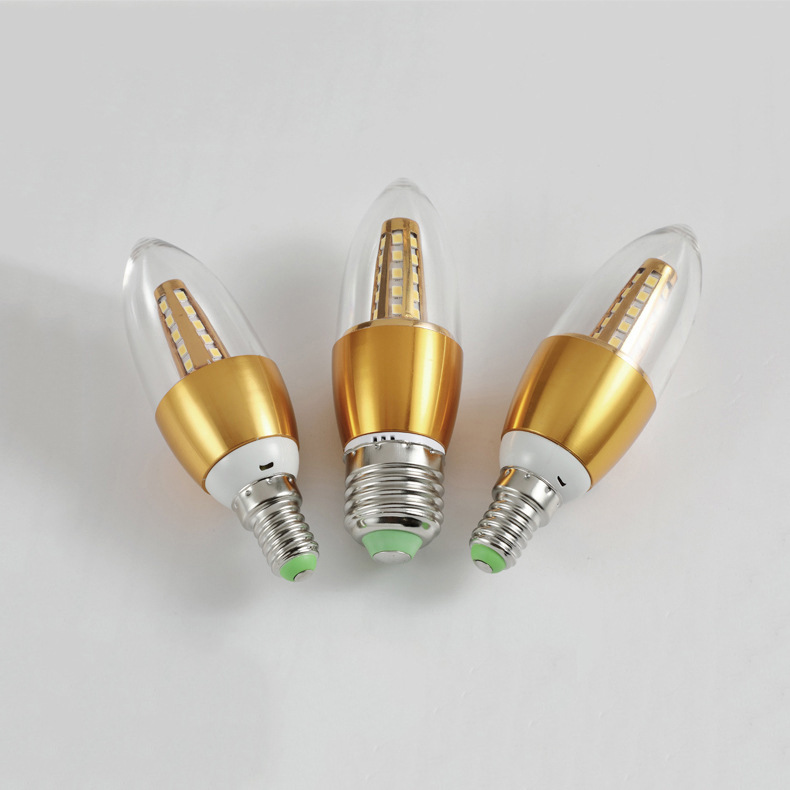 LED キャンドル電球 C35 E12/E14 4W シャンデリア照明用 LED