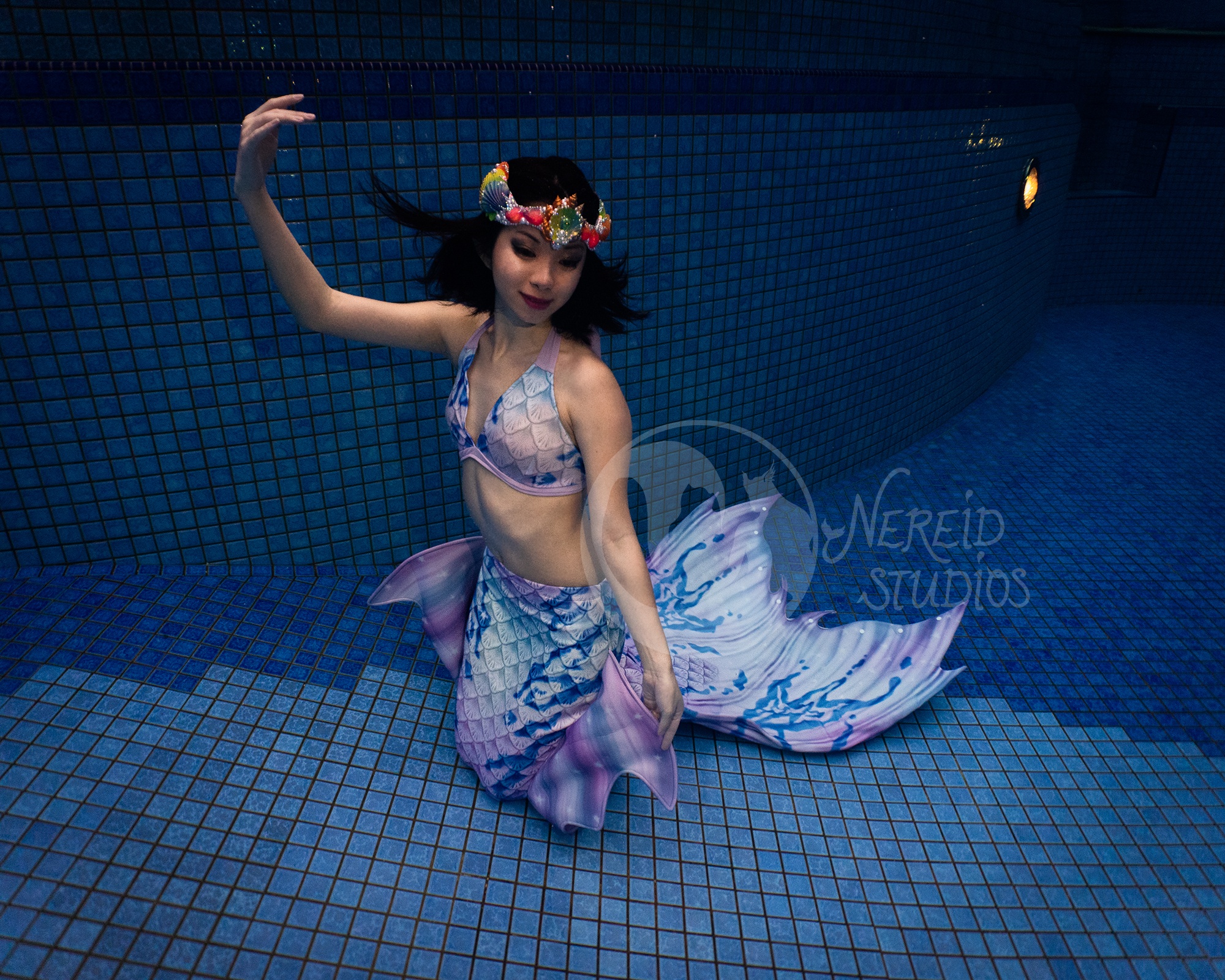 [Официальная студия Nereid] зимний растягивающийся купальник из 2021 спандекса для плавания с хвостом русалки