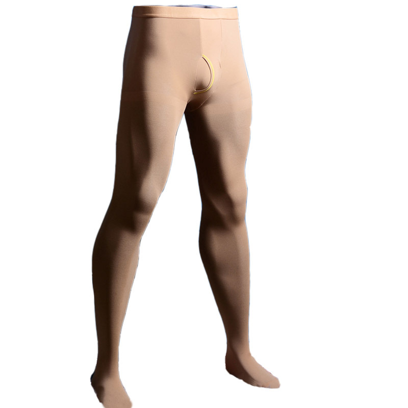 Nylon strumpfhosen für männer