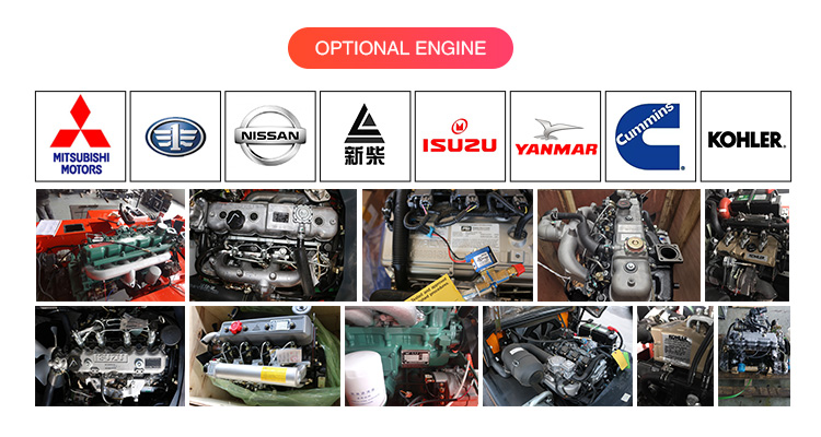 Automatic Transmission 3t Diesel Forklift Truck With Japan Engine