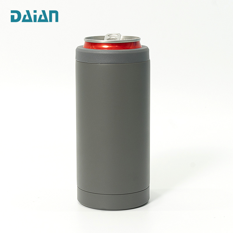Охладитель холодных напитков, персонализированный вакуумный изолированный охладитель из нержавеющей стали для пивных банок