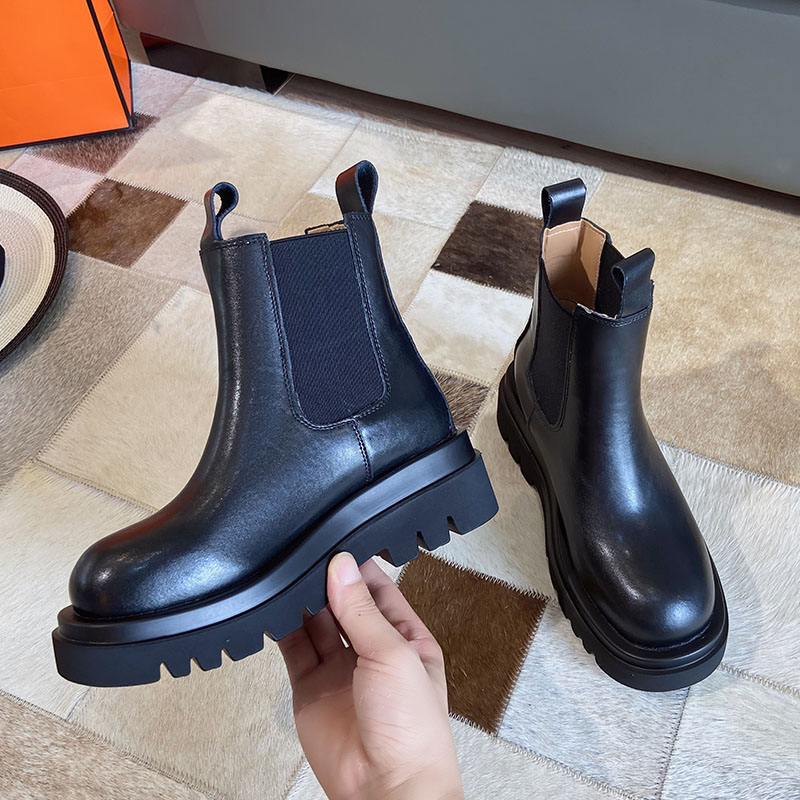 Новинка 2020, теплые зимние женские модные ботинки из натуральной кожи, женские эластичные ботинки на платформе, повседневная женская обувь