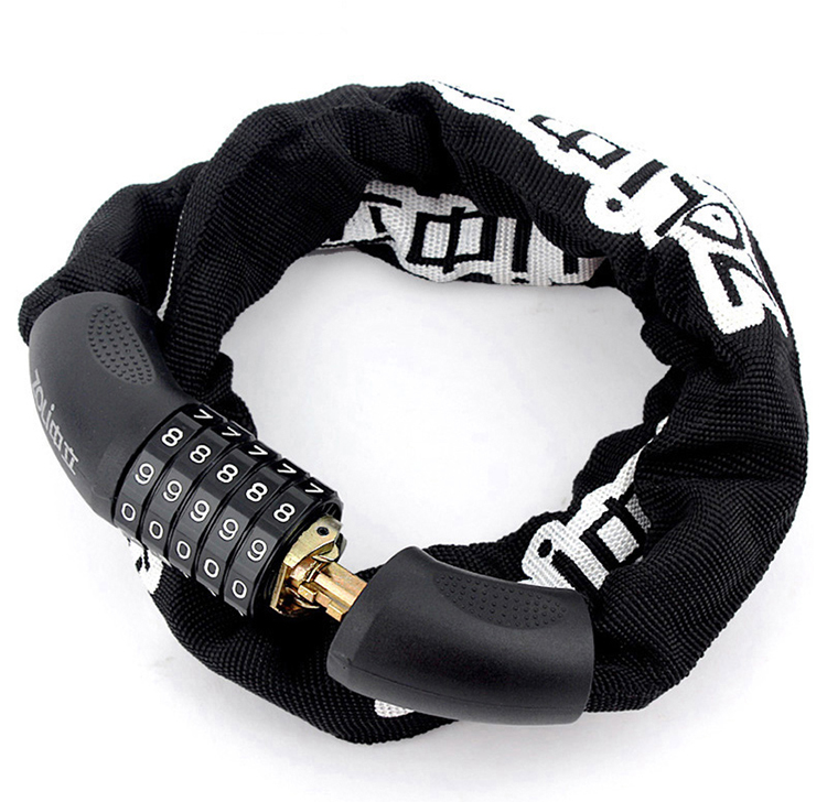 Замок на цепочке для мотоцикла, замок для велосипеда, комбинированный пароль, кабель на цепочке, на заказ