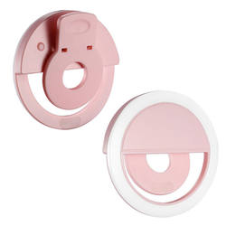 Mini Youtube Beauty Light  Photo Lighting  Phone Holder 3 Modes Light Makeup Fill  Led Selfie Ring Light