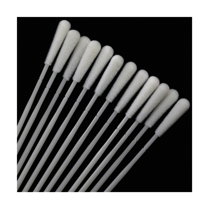 Пробоотборные длинные флокированные или нейлоновые пероральные горла стерильные Пробоотборные носовые тампоны флокирующие тампоны