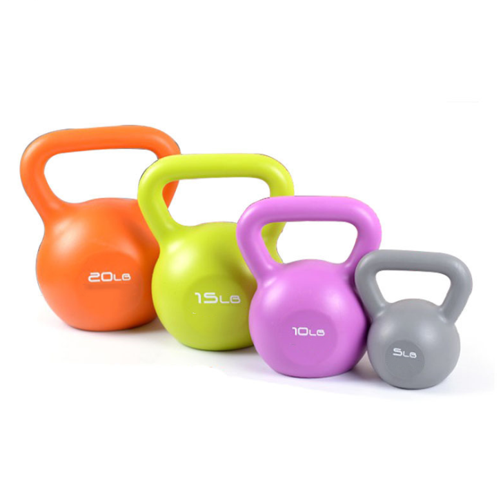 wholesale fitness gym colorful steel competition kettlebell