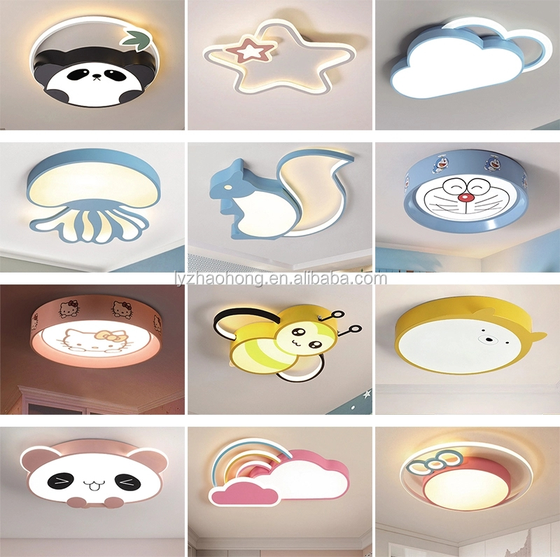 24W72W漫画猫Ledシーリングライト子供部屋用Ledムーンスター