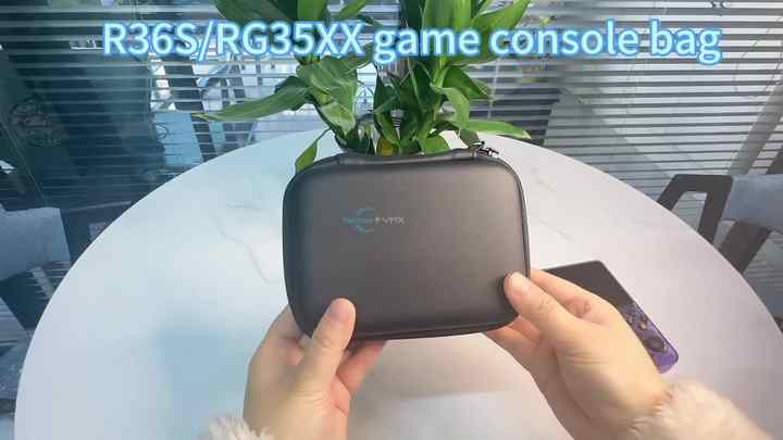 R36S EVA Hard Portable Game Console Storage Bag - Protect