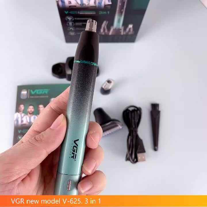 Vgr V-625 Grooming Kit Nose Hair Trimmer Rechargeable Professional Foil  Shaver for Men