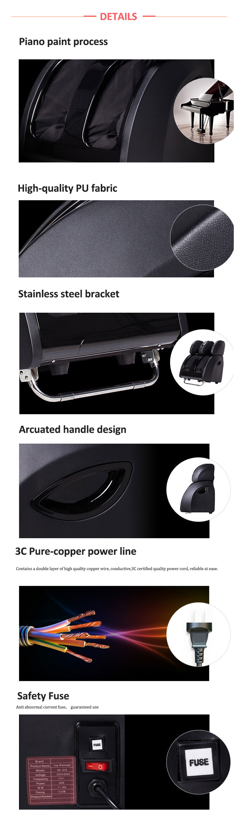 japanese leg beautician and calf massager with foot roller
