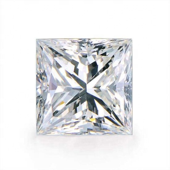 D Colorless Loose Moissanite Stone VVS1 Clarity Moissanite Gemstone Excellent Princess Cut Moissanite