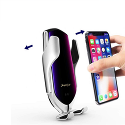 Automatic Clamping Car Wireless Charger 10W Quick Charge for Iphone 11 Pro XR XS Huawei P30 Pro Qi Infrared Sensor Phone Holder