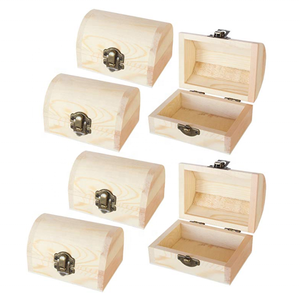 artminds wood treasure chest