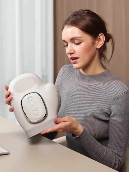 Rechargeable Wireless Hand Massager with 3 Modes, 2 Heat Levels ...