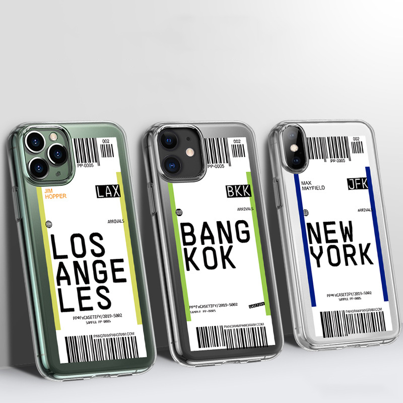 Новый модный прозрачный мягкий чехол из ТПУ для iPhone 11 Pro Max X XS