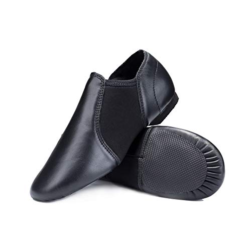 Jieruiya Leather Jazz Dance Shoes Slip-On for Women//Big Kid