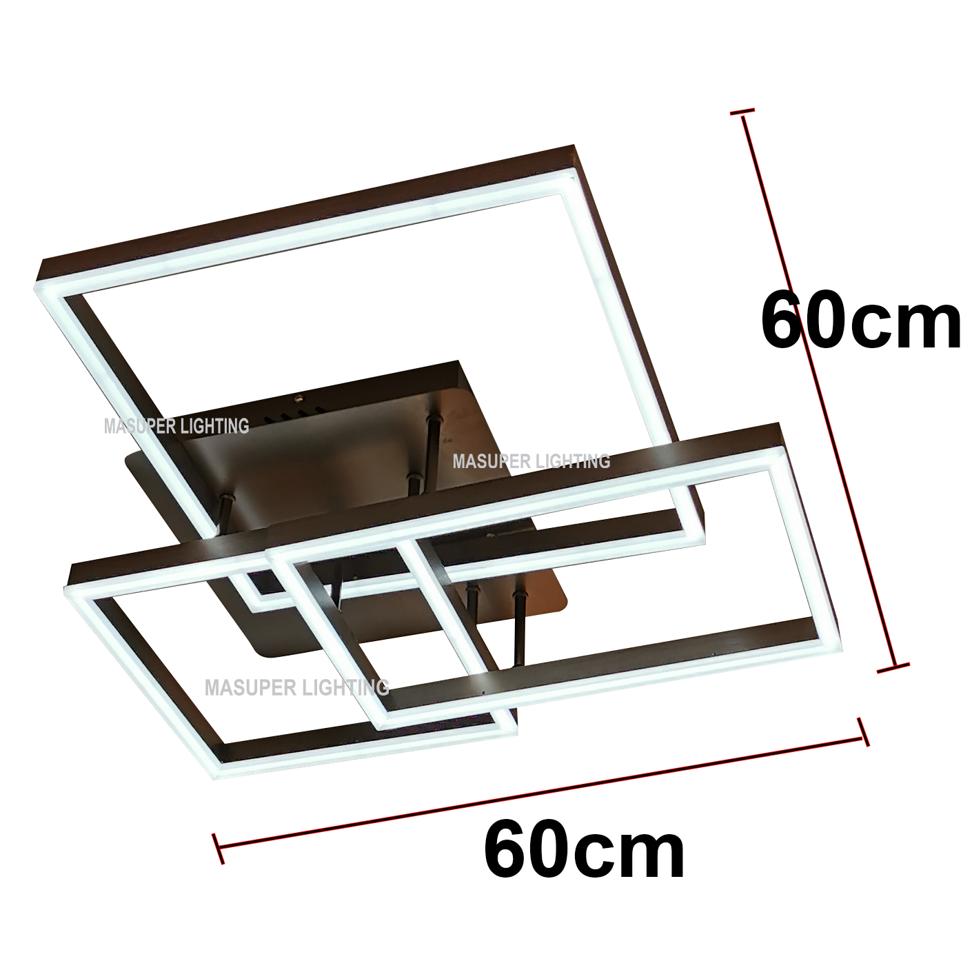 Большая роскошная креативная декоративная акриловая потолочная лампа в стиле арт-деко для ресторана, домашнее регулируемое изменение цвета