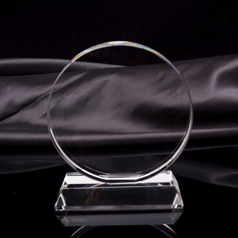 透明空白水晶奖杯奖励水晶立方体定制高品质派对礼品