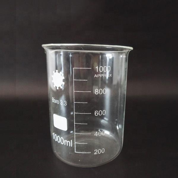 Заводская поставка, высокотемпературное сопротивление 250 мл лабораторный стеклянный стакан