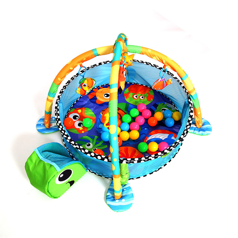 turtle play mat with balls