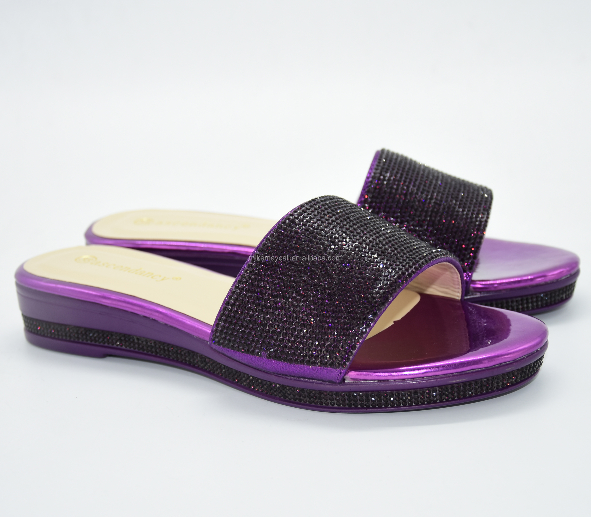 批发石头时尚女性女士女士性感皮革高跟鞋