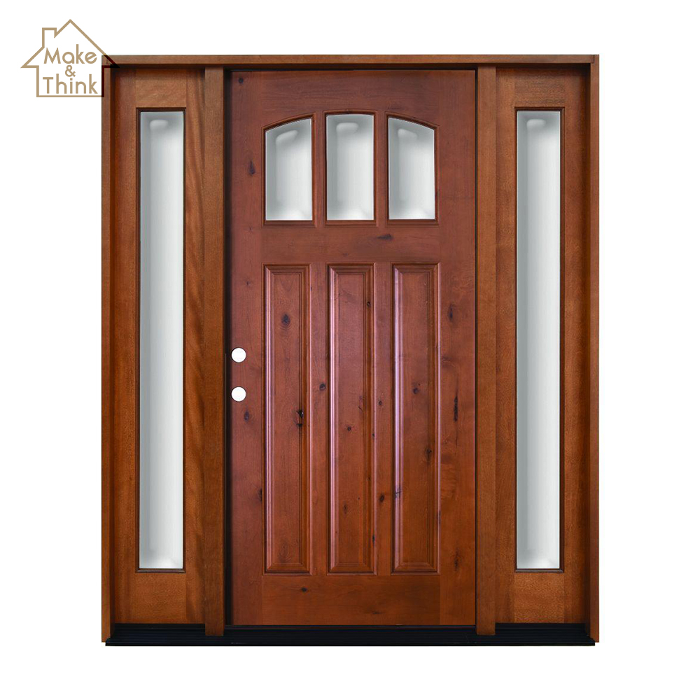 Biệt Thự Sang Trọng Nhà Thiết Kế Sợi Thủy Tinh Lối Vào Nhập Gỗ Cửa Ra Vào