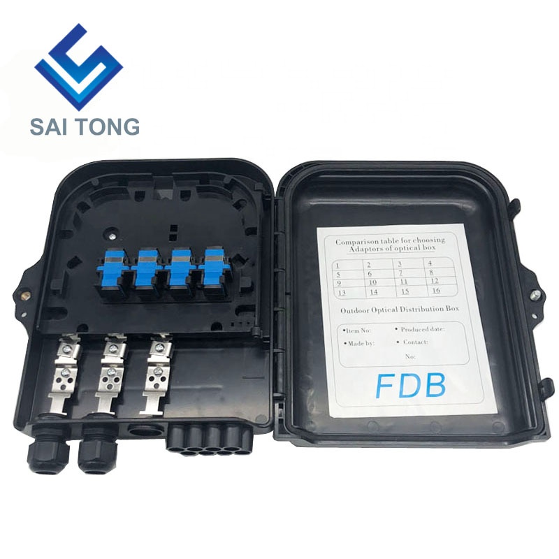 Splitter Not included # xh Hard Waterproof Outdoor Fiber optic terminal box PLC