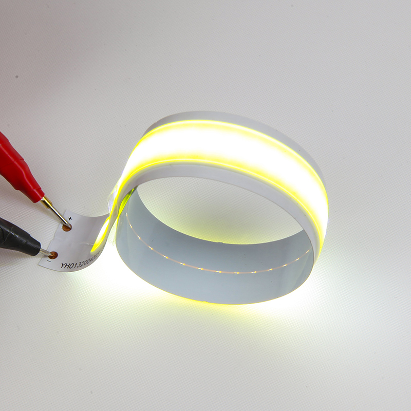 Оптовая продажа, индивидуальный логотип, цветная форма, 3 в, мягкий гибкий монолитный блок светодиодов, рабочий свет для автомобильной осветительной системы Yh013, монолитный блок светодиодов, световая лента, чип