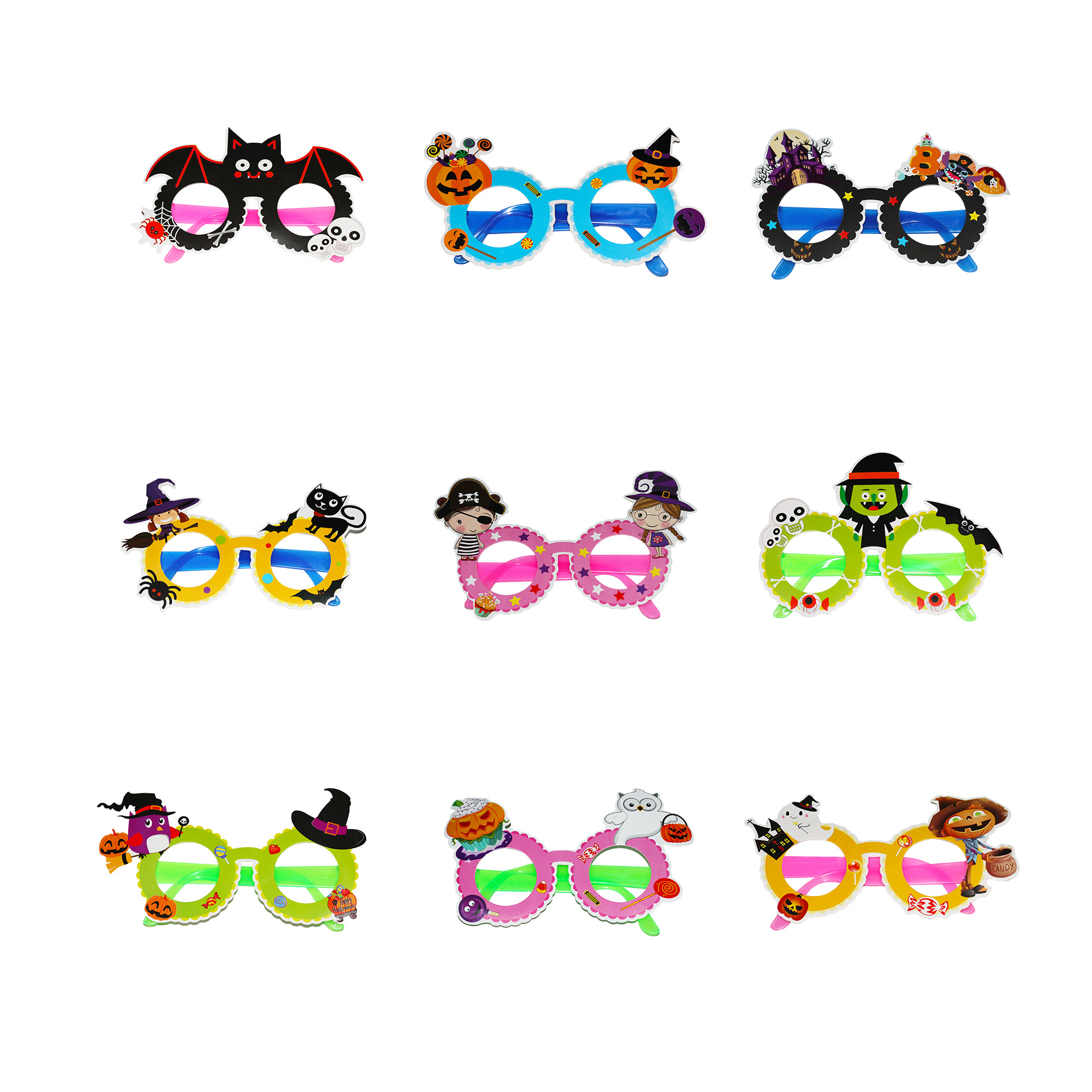 1Pcs Halloween Spring Eye Dropping Eyeball Glasses Horror Masquerade Eyes Glasses Party Funny Joke Toy Halloween Party Decor