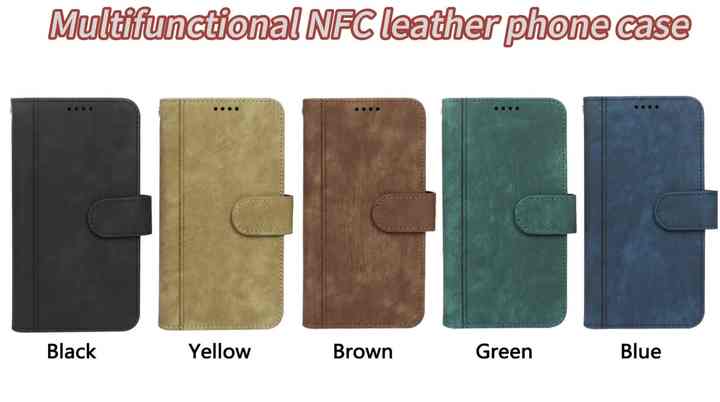 HOOMIL Cover Per IPhone 15 Pro Max, Custodia In Pelle