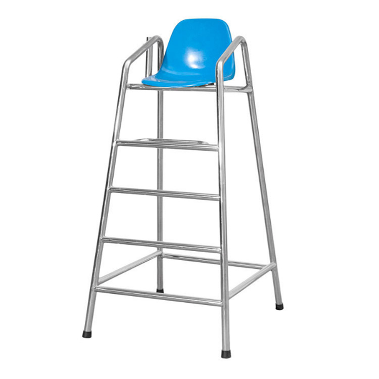 Stainless steel 304 swimming pool life guard chair Stainless steel lifesaving chair swimming pool leisure chair