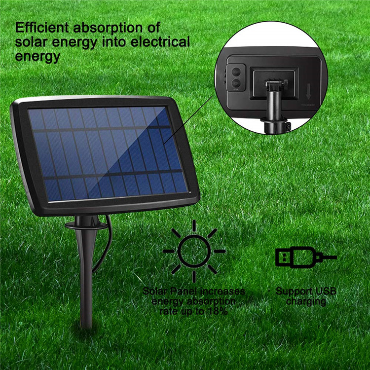 Hotsale energy saving 28ft manufacturer Outdoor waterproof LED G40 LED string light powered by solar panel