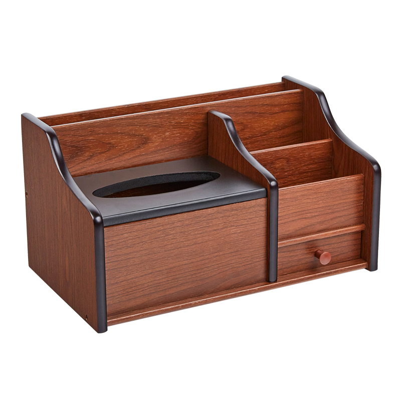 Офис Деревянный карандаш коробки бумага полотенца boxcarton Многофункциональный гостиная Чай Таблица desktop дистанционное управление салфетка