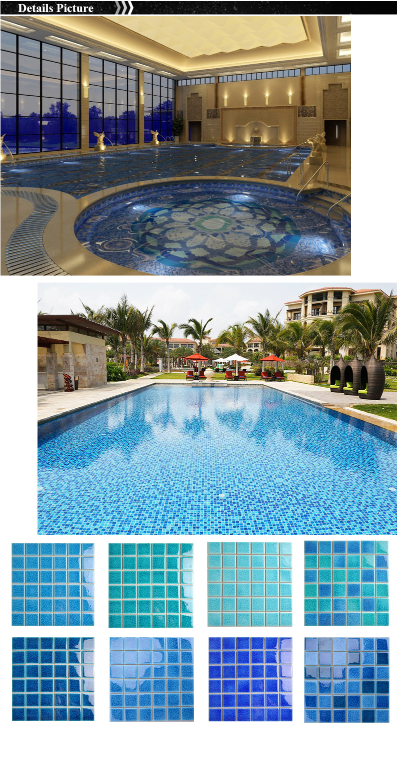decorative hotel ceramic pool tile mosaic egypt
