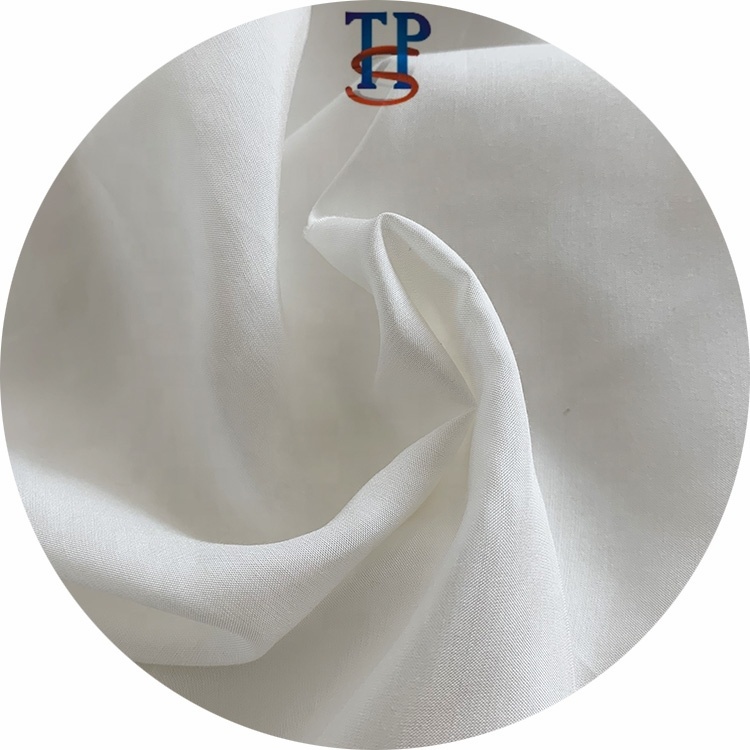 70% вискоза, 30% шелк, полуотбеленная шелковая вискозная ткань, чистый белый