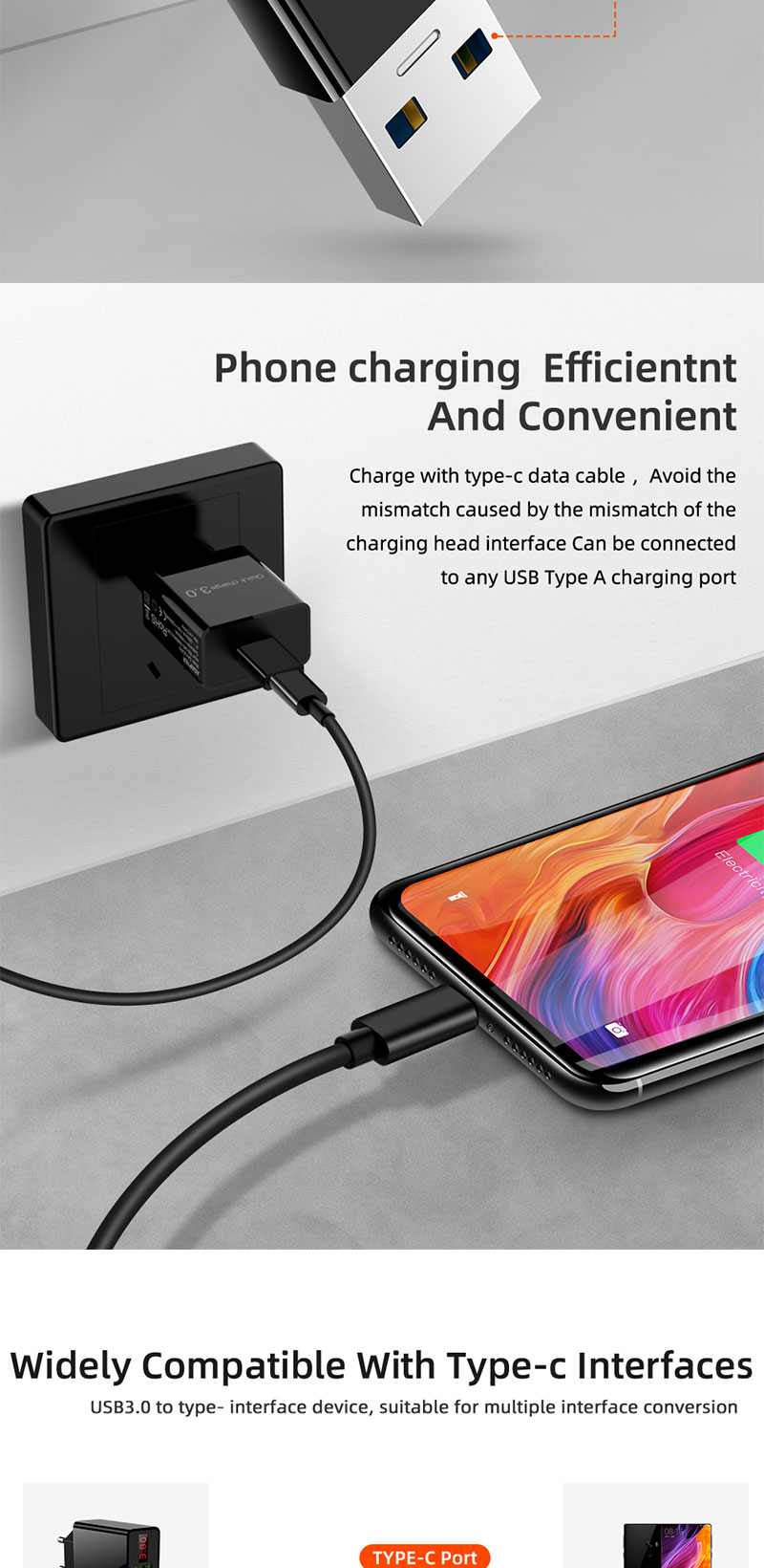 USB Male zu Type-c Female Connector Charging Test 3.1 USB C Female Hard Disk USB 3.0 eine Male Converter For Xiaomi Huawei Samsung