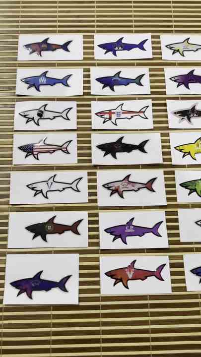 PAUL&SHARK ブランドロゴ　置き物 2025 Customized 3D Paul Shark Sticker Logo Wholesale